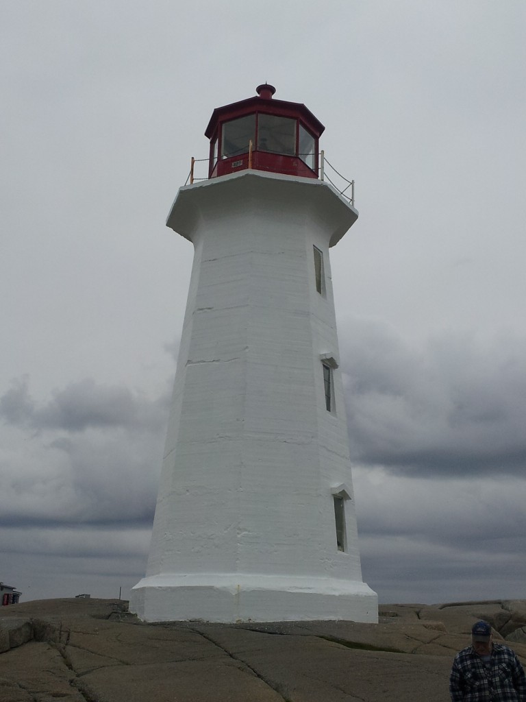 The famous Peggy's Cove lighthouse